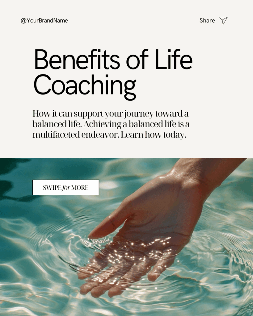 Instagram post ideas for entrepreneurs using the Solace Canva Template Pack: Calm, wellness-inspired designs for spas and coaches.